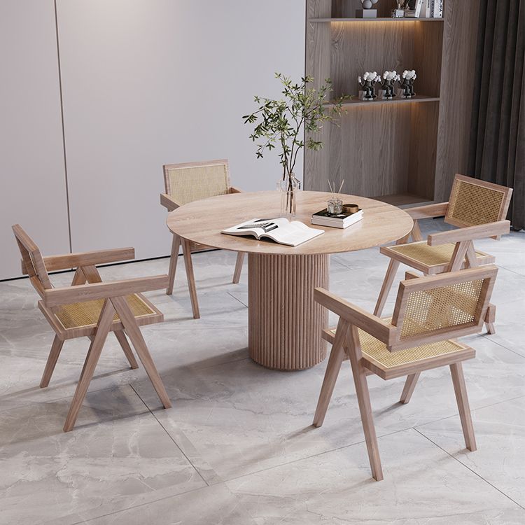 Simplicity Round Dining Site Table Pine Solid Wood Dining Room Home Furniture Clearhalo ' dining_table' 'Dining Tables & Seating' 'Dining Tables' 'furn' 'furn_dining_table' 'Furniture' 'furniture_dining_table' 'Kitchen & Dining Furniture' 'kitchen&dining_furn' 'kitchen' 'kitchen_dining_table' 1200x1200_d4e308f5-8365-4a2e-a3ef-7adf7454df0a