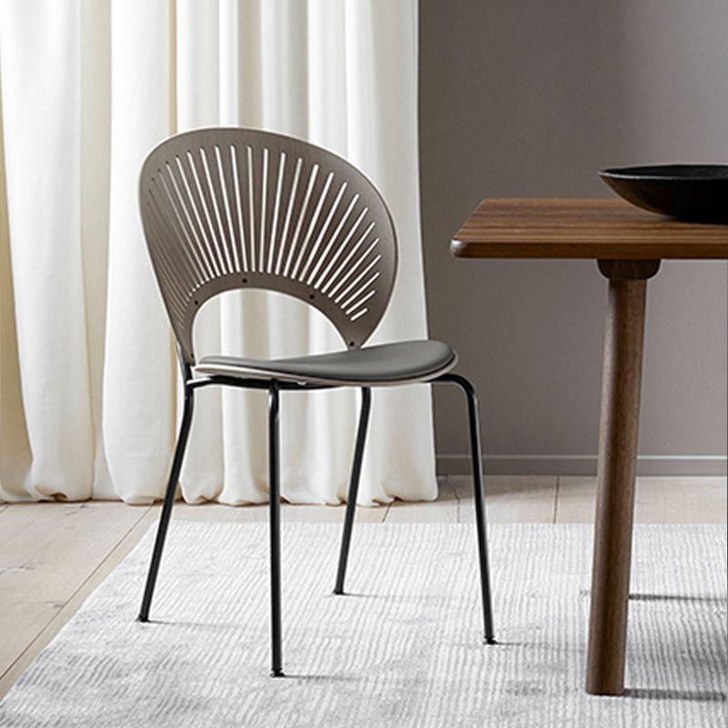 Industrial Open Back Chairs Dining Armless Chair for Kitchen with Metal Legs Clearhalo 'Dining Chairs' 'Dining Tables & Seating' 'dining_chair' 'furn' 'furn_dining_chair' 'Furniture' 'furniture_dining_chair' 'Kitchen & Dining Furniture' 1200x1200_d4e3d229-82a5-4f41-a8be-89c721a88ad5