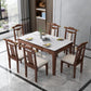 Stone Dining Room Collection Midcentury Style Rectangle 4 Legs Furniture for Home Clearhalo ' dining_table' 'Dining Tables & Seating' 'Dining Tables' 'furn' 'furn_dining_table' 'Furniture' 'furniture_dining_table' 'Kitchen & Dining Furniture' 'kitchen&dining_furn' 'kitchen' 'kitchen_dining_table' 1200x1200_d4e4471d-f962-45b7-aa74-3cbf193c321d