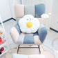Contemporary Nursery Sofa Rocking Chair Indoor Living Room Rocking Chair with Ottoman