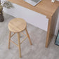 Sala de estar Simple Wood Barstool de 4 patas taburete con pedal