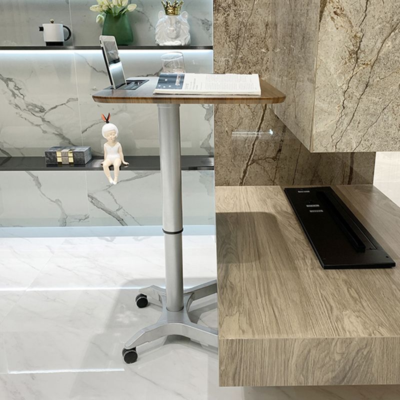 Rectangular Shaped Office Task Desk Wood Writing Desk with Wheels for Home Clearhalo 'furn' 'furn_office_desk' 'Furniture' 'Office Desks' 'Office Furniture' 'office_desk' 1200x1200_d4e59073-f3ce-48bc-b8ed-176d3f4c7b71