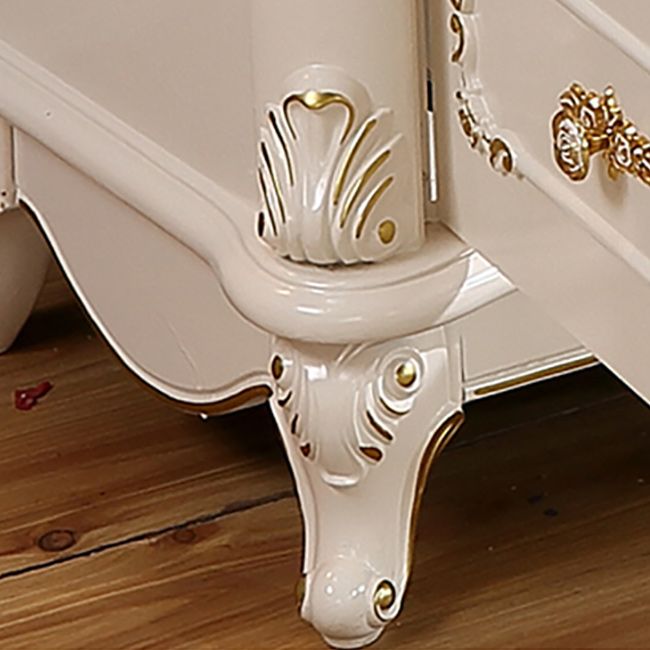 Glam 2 cassetti TV stand media supporti con console multimediale in legno solido