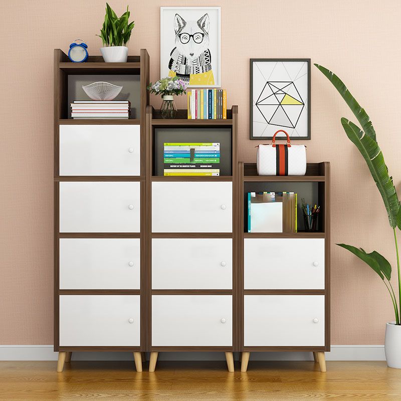 Contemporary Standard Bookcase Manufactured Wood Shelf with Doors for Home Office Clearhalo 'Bookcases' 'furn' 'furn_bookcases' 'Furniture' 'furniture_bookcases' 'kitchen' 'kitchen_bookcases' 'Living Room Furniture' 'Office Furniture' 1200x1200_d4e65b0b-a779-49e0-b989-519a36a6cca8