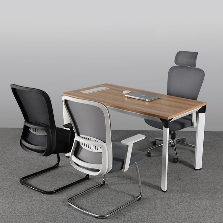 Modern & Contemporary Desk Chair No Wheels Mid Back Home Office Chair Clearhalo 'furn' 'furn_office_chair' 'Furniture' 'furniture_office_chair' 'Office Chairs' 'Office Furniture' 'office_chair' 1200x1200_d4e81dc7-d3e9-4bb1-8dd5-f900c3a44a7b