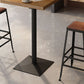 Indoor Industrial Bar Dining Table Square Metal and Wood Bar Table Clearhalo 'Bar Furniture' 'Bar Tables' 'bar_tables' 'furn' 'furn_bar_tables' 'Furniture' 'Kitchen & Dining Furniture' 1200x1200_d4ec4499-b466-47f2-a78e-77db92a60203