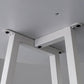 Mesa de comedor con barra superior de madera redonda de estilo contemporáneo para uso doméstico