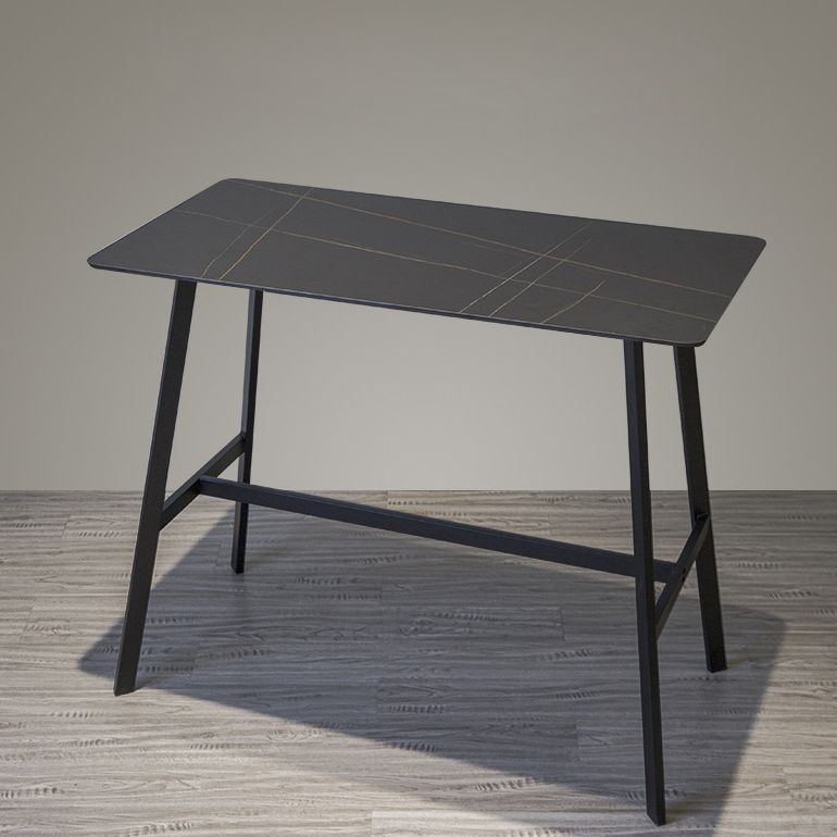 Contemporary Rectangle Table Dining Bar Counter Table for Kitchen Clearhalo 'Bar Furniture' 'Bar Tables' 'bar_tables' 'furn' 'furn_bar_tables' 'Furniture' 'furniture_bar_tables' 'Kitchen & Dining Furniture' 1200x1200_d4edd761-9cce-4189-85a7-a8c46975f962