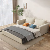 Beige Modern Loose Back Sofa Bed Standard Square Arm Sofa Bed Clearhalo 'furn' 'furn_sofas' 'Furniture' 'Living Room Furniture' 'Sofa' 'sofas' 1200x1200_d4ee174e-29fb-44ee-a015-0caf601b5be8