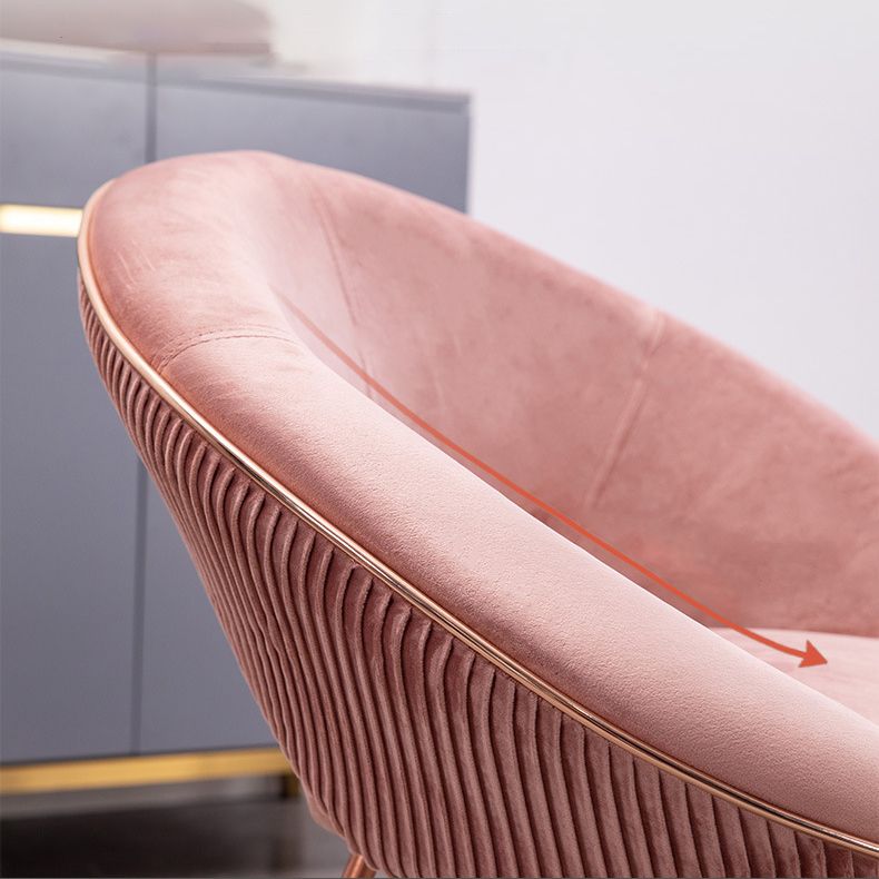 Minimalist Metal Kitchen Dining Side Chair Opening Back Dining Side Chair Clearhalo ' kitchen&dining_furn' 'Dining Chairs' 'Dining Tables & Seating' 'dining_chair' 'furn' 'furn_dining_chair' 'Furniture' 'furniture_dining_chair' 'Kitchen & Dining Furniture' 'kitchen' 1200x1200_d4f11814-bb8c-49ff-92b4-6c82bb4878c6