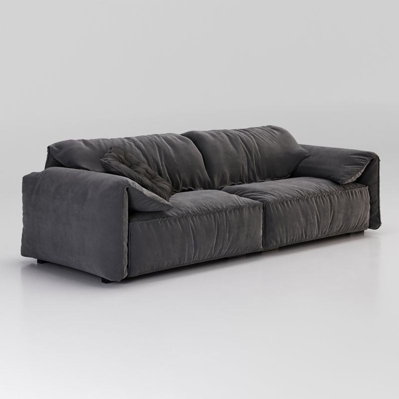 Stain-Resistant Faux Leather Sofa 2-seater Pillow Top Arm Couch Clearhalo 'furn' 'furn_sofas' 'Furniture' 'furniture_sofas' 'Living Room Furniture' 'Sofa' 'sofas' 1200x1200_d4f27214-e2c3-430a-ac8b-bea337e8eee3