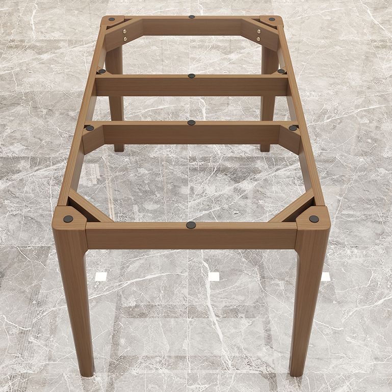 Sintered Stone Top Rectangle Table for Restaurant Dining Table with Wooden 4 Legs Clearhalo ' dining_table' 'Dining Tables & Seating' 'Dining Tables' 'furn' 'furn_dining_table' 'Furniture' 'furniture_dining_table' 'Kitchen & Dining Furniture' 'kitchen&dining_furn' 'kitchen' 'kitchen_dining_table' 1200x1200_d4f3f513-c886-4217-a62f-a3f7c02fc383