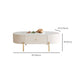 2 Legs Single Coffee Table Glam Oval Coffee Table with Drawer Clearhalo 'Coffee & Accent Tables' 'Coffee Tables' 'coffee_tables' 'furn' 'furn_coffee_tables' 'Furniture' 'Living Room Furniture' 1200x1200_d4f6e6a2-3cb4-49a2-aed8-7e4a4e907c46