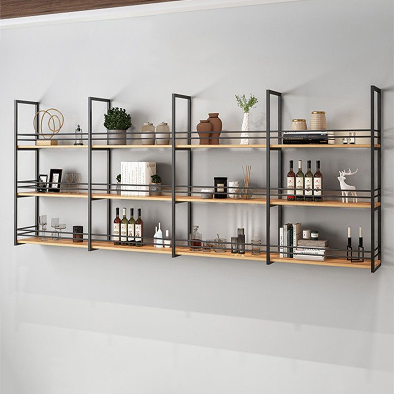 11.81"W Bookshelf Industrial Style Wall Mounted Bookcase for Home Office Clearhalo 'Bookcases' 'furn' 'furn_bookcases' 'Furniture' 'furniture_bookcases' 'kitchen' 'kitchen_bookcases' 'Living Room Furniture' 'Office Furniture' 1200x1200_d4f7c7c6-c500-4628-994b-1b8cd6c4d237