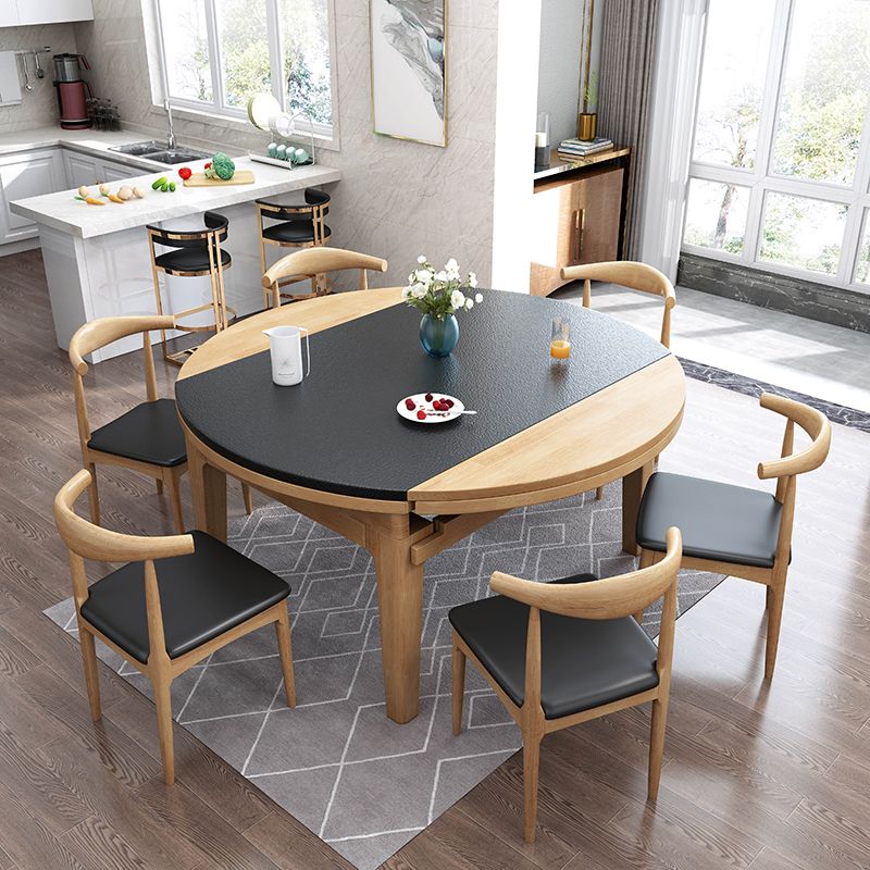 4-Fuß-Esstisch Steinstein Drop-Blatt Dinette Tisch für Zuhause
