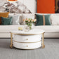 Modern Coffee Table Frame 2 Piece Nesting Tables with Golden Legs Clearhalo 'Coffee & Accent Tables' 'Coffee Tables' 'coffee_tables' 'furn' 'furn_coffee_tables' 'Furniture' 'Living Room Furniture' 1200x1200_d4ff5d02-8f75-4a5b-b4f2-1d5f7d6f813c