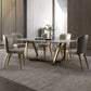 Luxury Sintered Stone Dining Set Rectangle 1/2/5/6/7 Pieces Dining Table with Chairs Clearhalo 'Dining Room Sets' 'Dining Tables & Seating' 'dining_room_set' 'furn' 'furn_dining_room_set' 'Furniture' 'furniture_dining_room_set' 'Kitchen & Dining Furniture' 1200x1200_d501d94f-736e-4e59-9750-c7bfef116a64