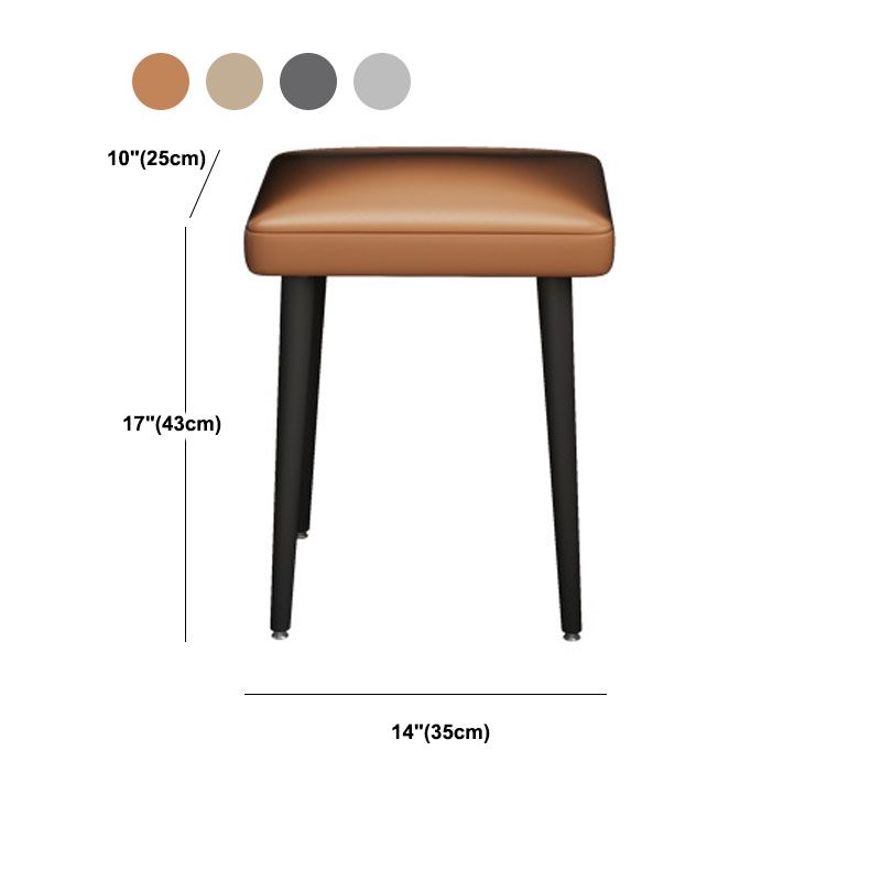 Contemporary Stone Top Make-up Vanity with 2 Storage Drawers