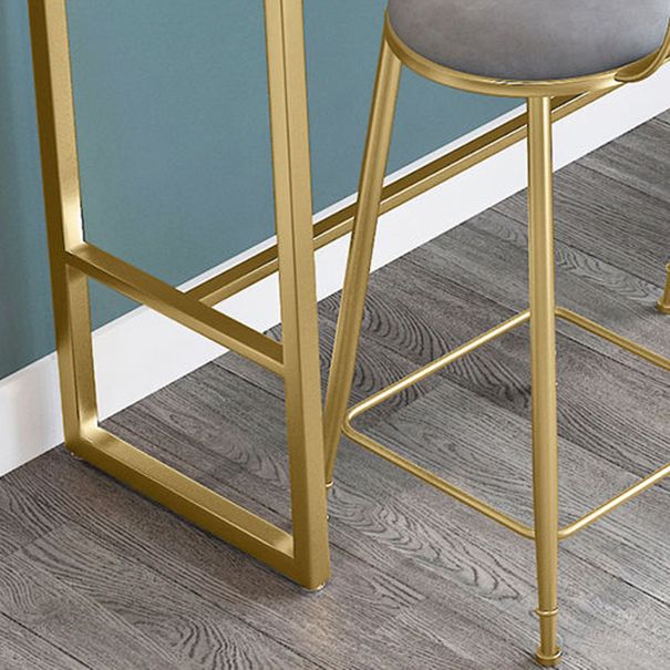 Glam Rectangle Bar Table Set 1/2/4 Pieces Faux Marble Pub Set for Dining Room Clearhalo 'Bar Furniture' 'furn' 'furn_home_bar_bar_sets' 'Furniture' 'Home Bars & Bar Sets' 'home_bar_bar_sets' 'Kitchen & Dining Furniture' 1200x1200_d507889a-b8ca-49d5-828f-dd2c66fc8e62