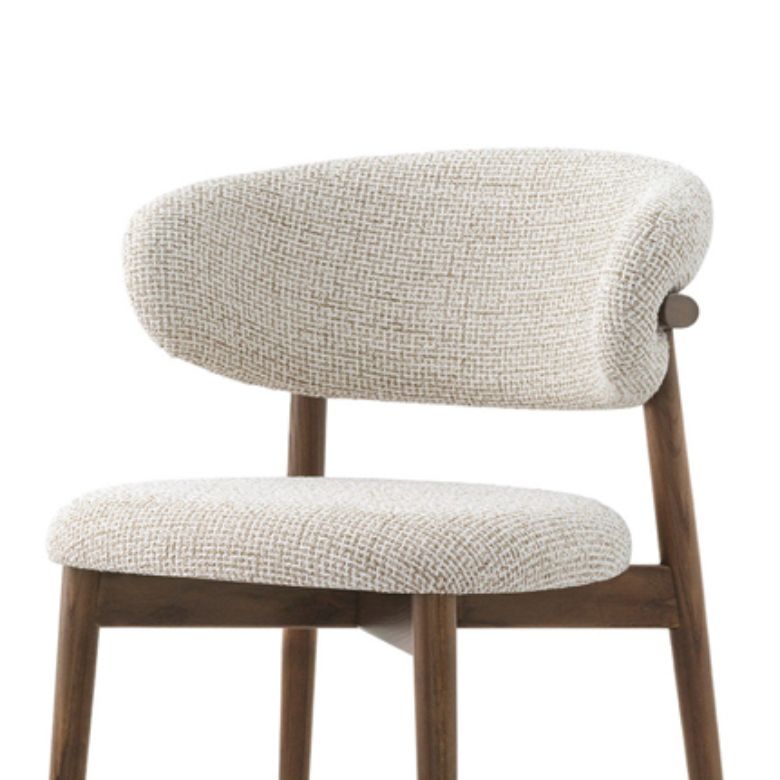 Chaise latéral simple moderne chaise de salle à manger latérale de base en bois massif pour salon