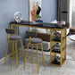 Rectangle Bar Dining Table Modern Bar Counter Table with Sled Base Clearhalo 'Bar Furniture' 'Bar Tables' 'bar_tables' 'furn' 'furn_bar_tables' 'Furniture' 'furniture_bar_tables' 'Kitchen & Dining Furniture' 1200x1200_d509ec8b-46d4-4303-98aa-f1f19912410d