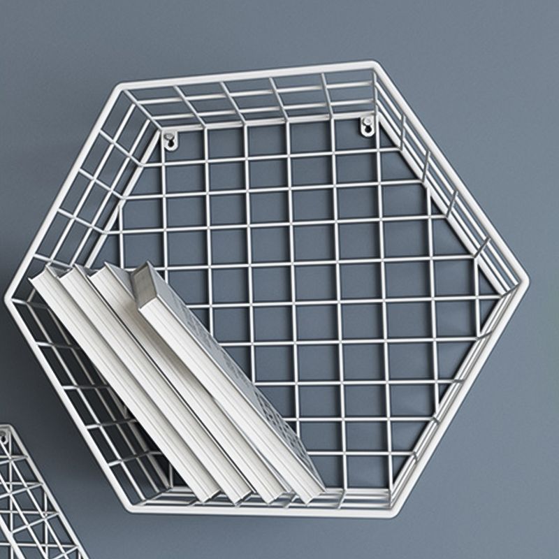 Modern Floating Bookcase Metal Closed Back Wall Mounted Bookshelf Clearhalo 'Bookcases' 'furn' 'furn_bookcases' 'Furniture' 'furniture_bookcases' 'kitchen' 'kitchen_bookcases' 'Living Room Furniture' 'Office Furniture' 1200x1200_d50bc9e9-6255-466b-9a57-7a96380cc1f9