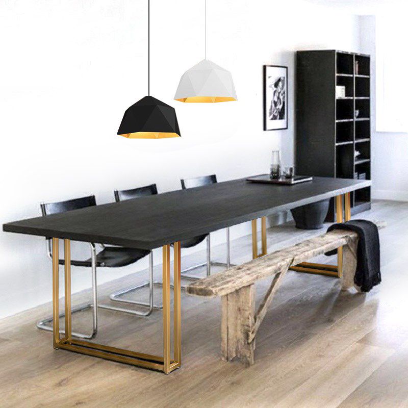 Rectangle Double Pedestal Luxury Dining Table Fixed Table of Pine Solid Wood Clearhalo ' dining_table' 'Dining Tables & Seating' 'Dining Tables' 'furn' 'furn_dining_table' 'Furniture' 'furniture_dining_table' 'Kitchen & Dining Furniture' 'kitchen&dining_furn' 'kitchen' 'kitchen_dining_table' 1200x1200_d50bf46d-85c8-4cca-92bb-35a54aa95908
