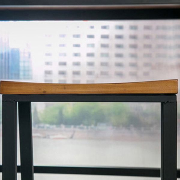 Glam Rectangle Pub Table Set 1/2/3/7 Pieces Pine Wood Top Bar Table with Metal Stools Clearhalo 'Bar Furniture' 'furn' 'furn_home_bar_bar_sets' 'Furniture' 'Home Bars & Bar Sets' 'home_bar_bar_sets' 'Kitchen & Dining Furniture' 1200x1200_d50d0216-3c7a-47d8-8348-c742d2551c0d