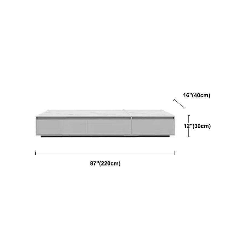 Stone Top Media Stand with Drawers Modern TV Media Console for Home Clearhalo 'furn' 'furn_tv_stands_entertainment_centers' 'Furniture' 'Living Room Furniture' 'TV Stands & Entertainment Centers' 'TV Stands & Media Storage Furniture' 'tv_stands_entertainment_centers' 1200x1200_d50d696f-bc33-4be8-beb9-7287fd81682c