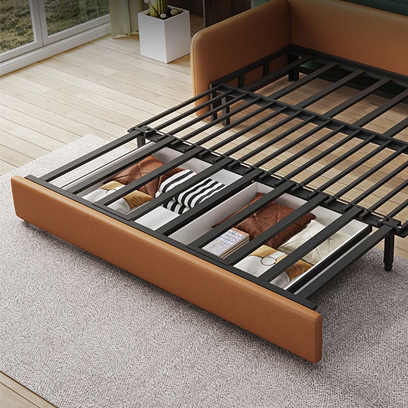 Bonded Leather Sofa Futon Contemporary Futon Sleeper Sofa Bed