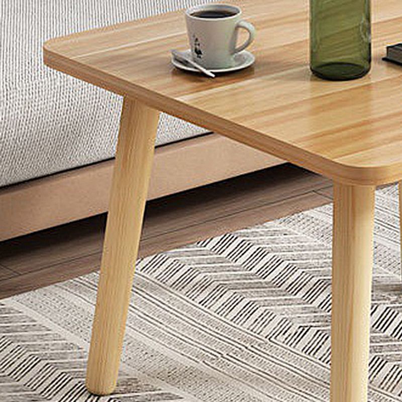 16.5 "高さの正方形の端テーブル黒/白/茶色の木材4脚サイドテーブル