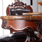 Faux Marble Dining Table Traditional Round Dinette Table with Turntable Clearhalo 'Dining Tables & Seating' 'Dining Tables' 'dining_table' 'furn' 'furn_dining_table' 'Furniture' 'Kitchen & Dining Furniture' 1200x1200_d5183438-f265-4fb0-84b3-1aaa32bc6877