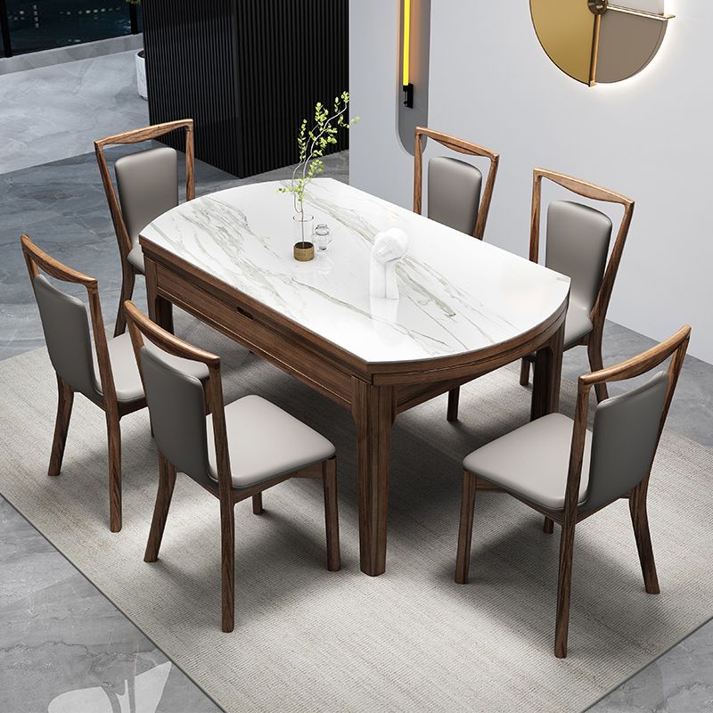 Contemporary 1/2/7 Pieces Furniture Round Stone Dining Set for Restaurant Clearhalo 'Dining Room Sets' 'Dining Tables & Seating' 'dining_room_set' 'furn' 'furn_dining_room_set' 'Furniture' 'Kitchen & Dining Furniture' 1200x1200_d518bffe-2abd-46fb-b280-184d0b2337df