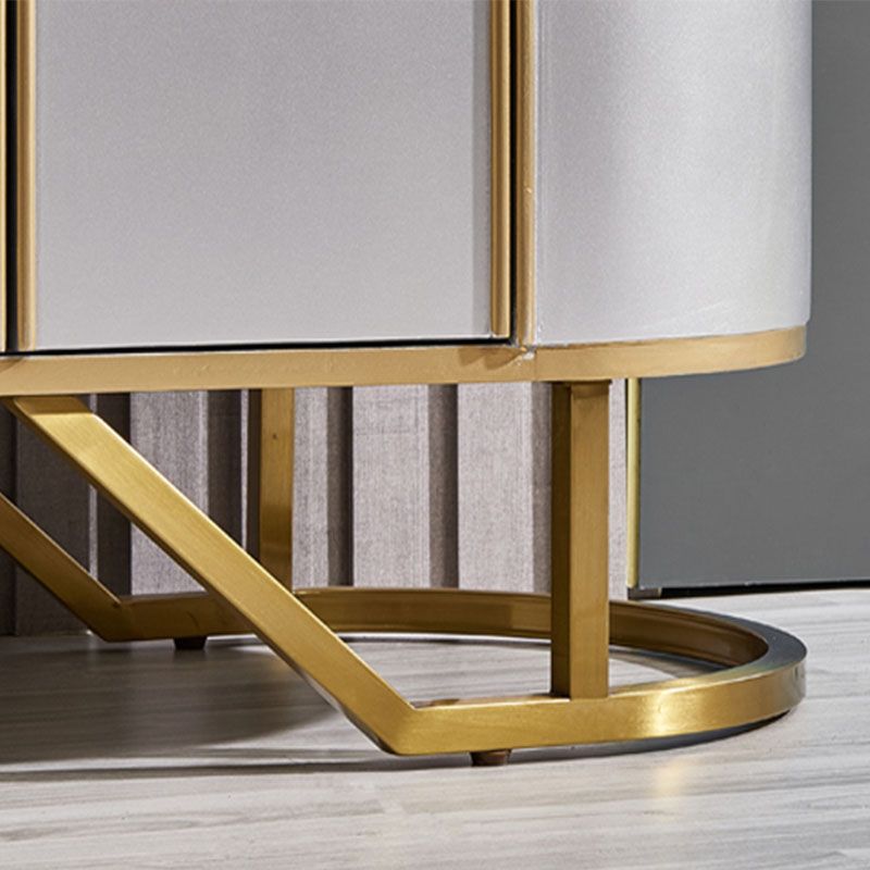 Stone Buffet Sideboard Living Room Credenza with Storage , 15.7" W X 35.4" H Clearhalo 'buffet_sideboard' 'Buffets & Sideboards' 'furn' 'furn_buffet_sideboard' 'Furniture' 'Kitchen & Dining Furniture' 1200x1200_d519577b-f7c0-484b-b6ca-47ecd459d59a