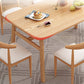 Contemporary Rectangle Kitchen Dinner Table 4 Legs Dining Table Clearhalo 'Dining Tables & Seating' 'Dining Tables' 'dining_table' 'furn' 'furn_dining_table' 'Furniture' 'Kitchen & Dining Furniture' 1200x1200_d51e0f45-1c06-46be-a0d3-3491b14ce294