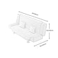 Modern Cotton Blend Round Arm Convertible Sofa Tight Back Foldable Sofa Bed Clearhalo 'furn' 'furn_sofas' 'Furniture' 'furniture_sofas' 'Living Room Furniture' 'Sofa' 'sofas' 1200x1200_d51ecc5a-eb97-4fe8-8917-ff7e0685f2d6