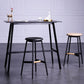 Industrial Black Counter Stools Metal Wood Backless Bar Stools with Round Seat Clearhalo 'Bar Furniture' 'Bar Stools' 'bar_stools' 'furn' 'furn_bar_stools' 'furniture_bar_stools' 'Kitchen & Dining Furniture' 'kitchen&dining_furn' 'kitchen' 'kitchen_furn' Furniture' 1200x1200_d51ff8fd-575a-46a1-92f5-077f0fa5f355