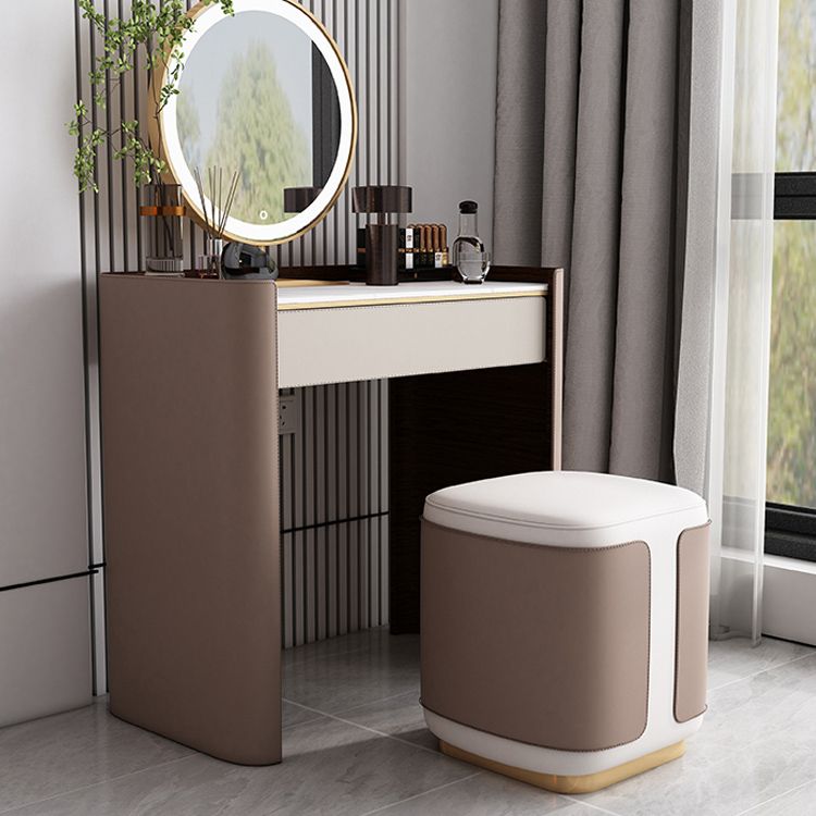 Eigentijds 30.7 "Hoogte Slate Top Table Make -up ijdelheid met laden