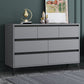 Contemporary Horizontal Double Dresser Wood Storage Chest Dresser for Bedroom Clearhalo 'Bedroom Furniture' 'Dressers & Chests' 'dressers_chests' 'furn' 'furn_dressers_chests' 'Furniture' 1200x1200_d520a027-3b0e-4194-ac0b-1345cea34620