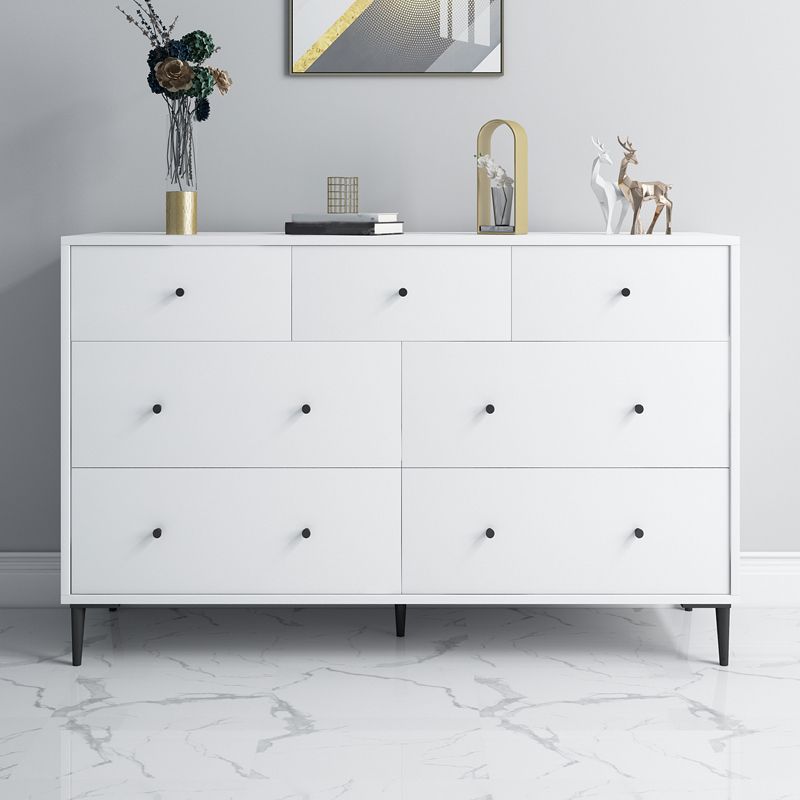 Cassettiera contemporanea da 13,65 pollici di larghezza con 4/7 cassetti