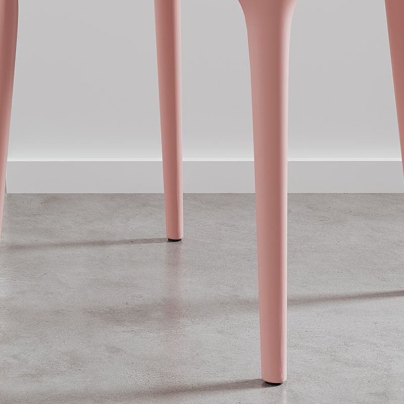 Restaurant Contemporary Plastic Side Chair Matte Finish Open Back Dining Chair Clearhalo ' kitchen&dining_furn' 'Dining Chairs' 'Dining Tables & Seating' 'dining_chair' 'furn' 'furn_dining_chair' 'Furniture' 'furniture_dining_chair' 'Kitchen & Dining Furniture' 'kitchen' 1200x1200_d52385f5-927c-4543-9653-18a9b35dec0f