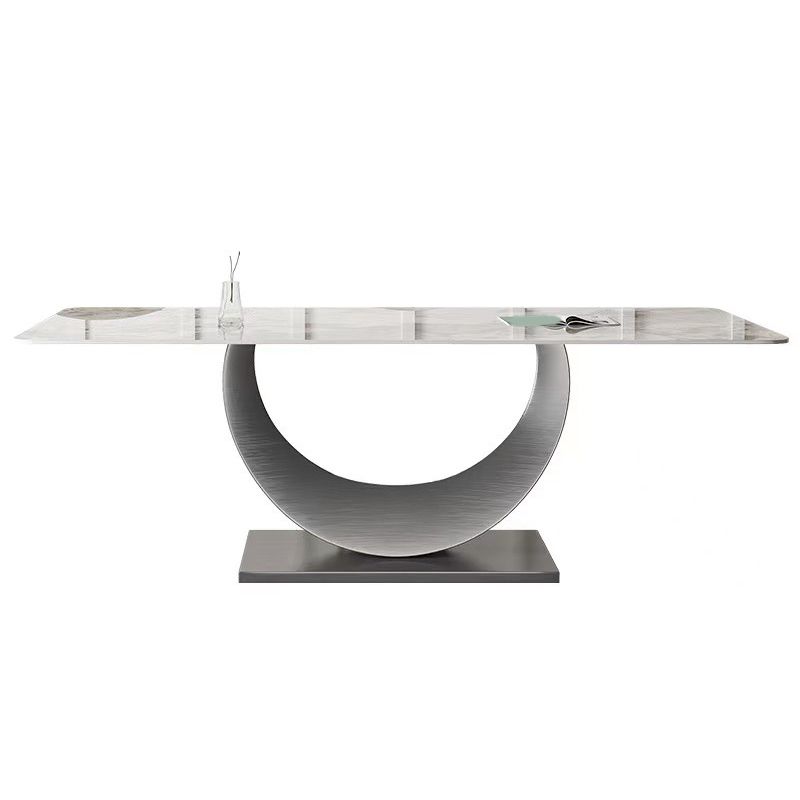 Contemporary Sintered Stone Table Set 1/3/4/5/7 Pieces Dining Set for Dining Areas Clearhalo 'Dining Room Sets' 'Dining Tables & Seating' 'dining_room_set' 'furn' 'furn_dining_room_set' 'Furniture' 'Kitchen & Dining Furniture' 1200x1200_d5254e5b-3c1d-48ab-a81f-bd606b4ad74e