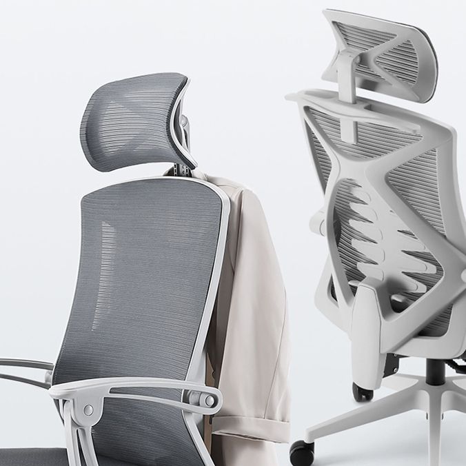 Hedendaagse Fixed Arms Desk -stoel voetsteun omvatte taakstoel voor kantoor