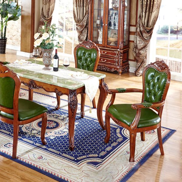 Scandinavian Style Oak Wood Chair Kitchen Dining Solid Back Arm Chairs Clearhalo ' kitchen&dining_furn' 'Dining Chairs' 'Dining Tables & Seating' 'dining_chair' 'furn' 'furn_dining_chair' 'Furniture' 'furniture_dining_chair' 'Kitchen & Dining Furniture' 'kitchen' 1200x1200_d525dd8a-e07c-4b7c-a4d9-b058a2e50fae