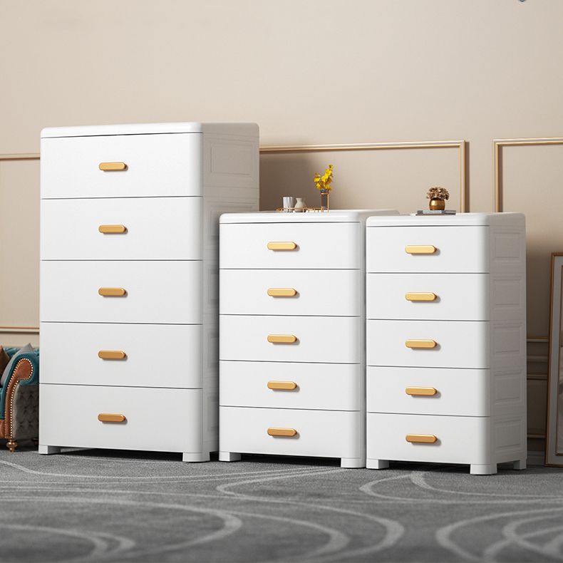 Plastic Non-Hanging Armoire Contemporary Bedroom Storage Cabinet