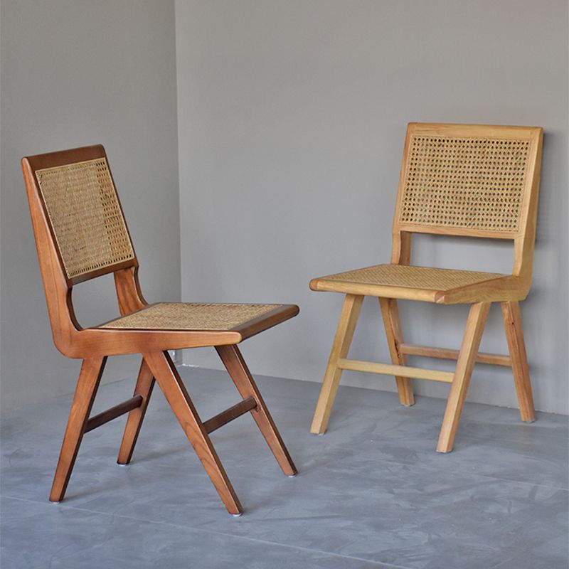 Farmhouse Wood Dining Room Chairs Open Back Dining Side Chair for Restaurant Use Clearhalo ' kitchen&dining_furn' 'Dining Chairs' 'Dining Tables & Seating' 'dining_chair' 'furn' 'furn_dining_chair' 'Furniture' 'furniture_dining_chair' 'Kitchen & Dining Furniture' 'kitchen' 1200x1200_d528fddf-169d-4730-9d90-06f59176a38d