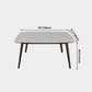 Medieval Modern Rectangle Table Sintered Stone Top Table with Wooden Base and 4 Legs Clearhalo ' dining_table' 'Dining Tables & Seating' 'Dining Tables' 'furn' 'furn_dining_table' 'Furniture' 'furniture_dining_table' 'Kitchen & Dining Furniture' 'kitchen&dining_furn' 'kitchen' 'kitchen_dining_table' 1200x1200_d5299005-33b2-42d9-adf1-c3cdf57cce1f