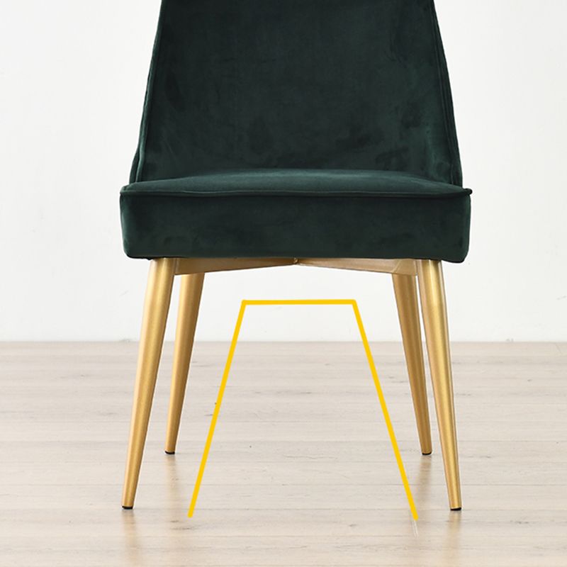 Nordic Style Dining Armless Chair Upholstered Fabric Dining Side Chair for Home Use Clearhalo ' kitchen&dining_furn' 'Dining Chairs' 'Dining Tables & Seating' 'dining_chair' 'furn' 'furn_dining_chair' 'Furniture' 'furniture_dining_chair' 'Kitchen & Dining Furniture' 'kitchen' 1200x1200_d52b4970-2665-41b0-ba57-23bcfd6d6e87