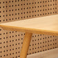Natural Solid Wood Dining Table Rectangle Dining Table for Dining Room