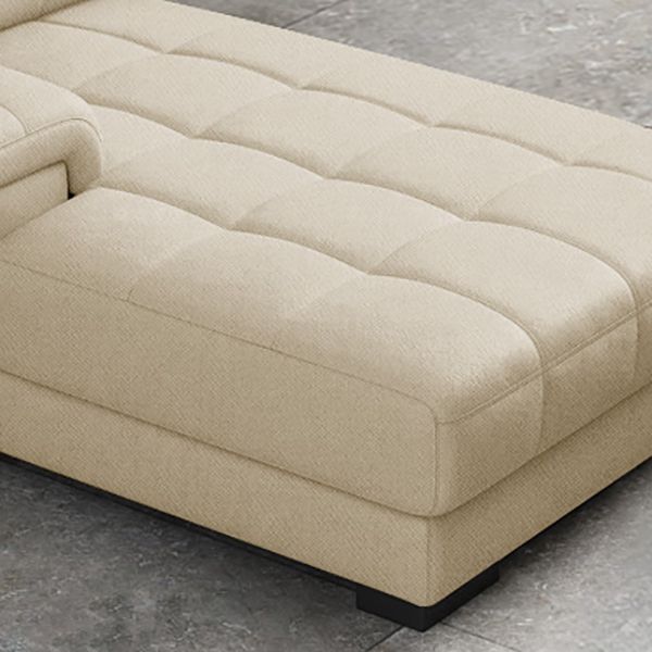 Modern Upholstered Chaise Lounge Couch Linen Blend Chaise Lounge Chair Clearhalo 'Chairs & Seating' 'Chaise Lounge' 'chaise_lounge' 'furn' 'furn_chaise_lounge' 'Furniture' 'Living Room Furniture' 1200x1200_d530c319-4808-4b39-ac5d-d961ce76f6d0